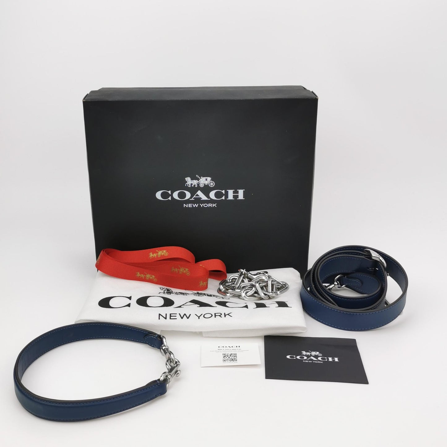 Coach Chain Tabby 26 Denim & Leather Shoulder Bag