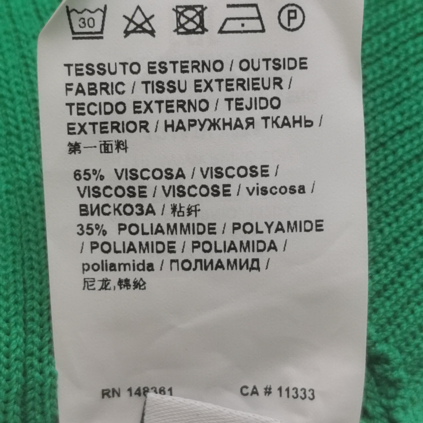 Pinko emerald cropped vest — detail view 7