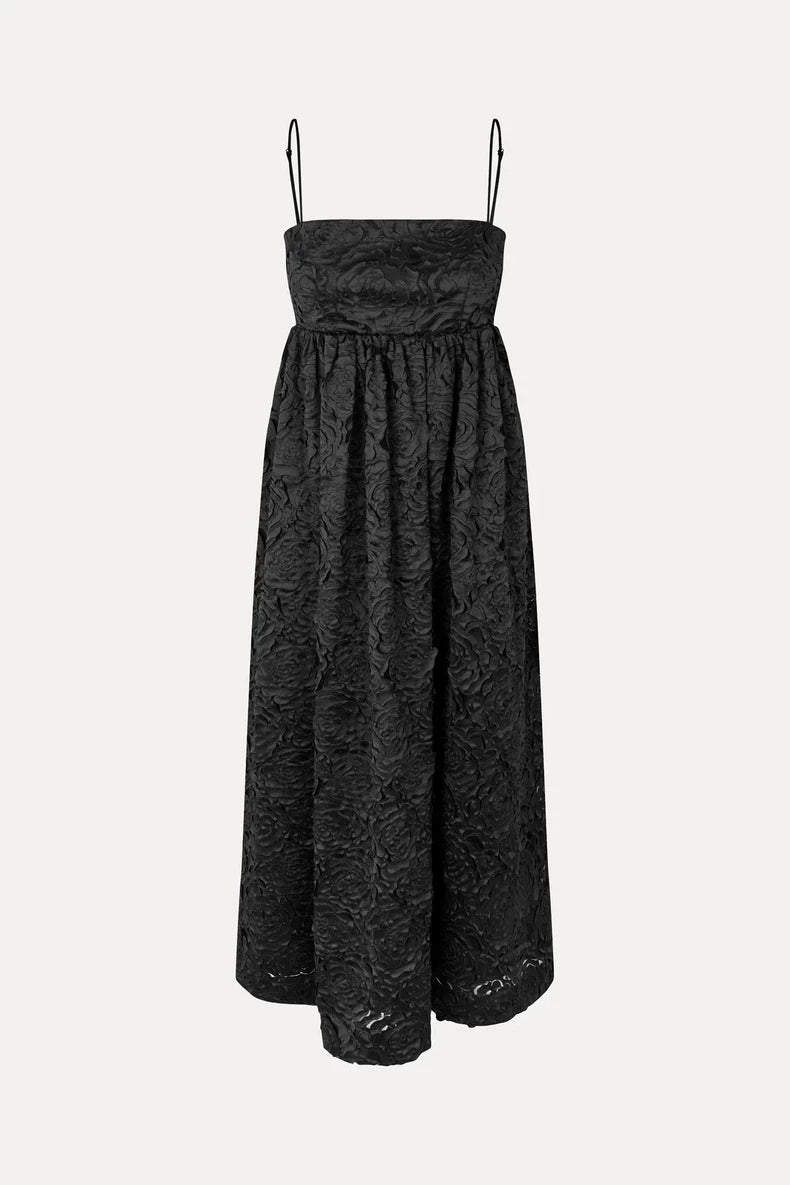 Stine Goya Black Textured Strappy Dress