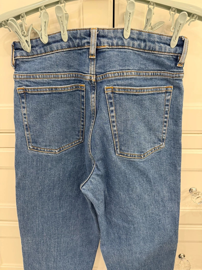 & Other Stories Blue Straight-Leg Jeans