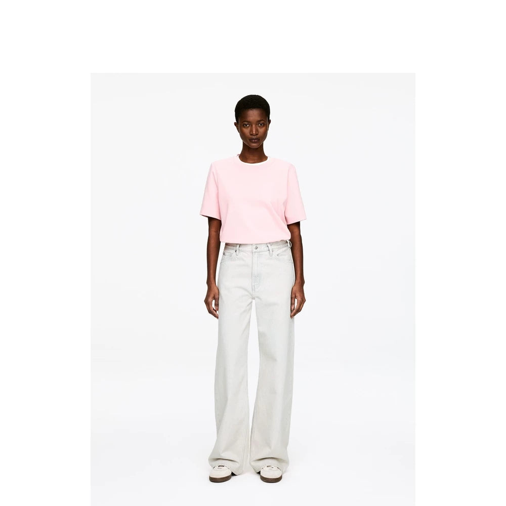 ARKET Lupine Off-White Flared Jeans — front view