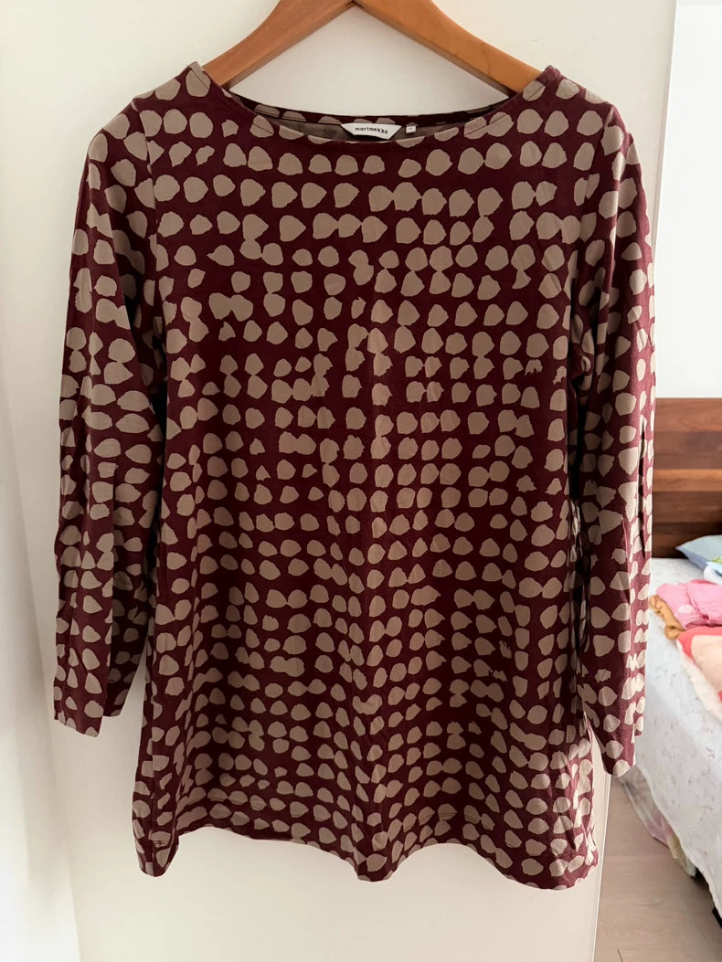 Marimekko Stone Print Sweatshirt Dress