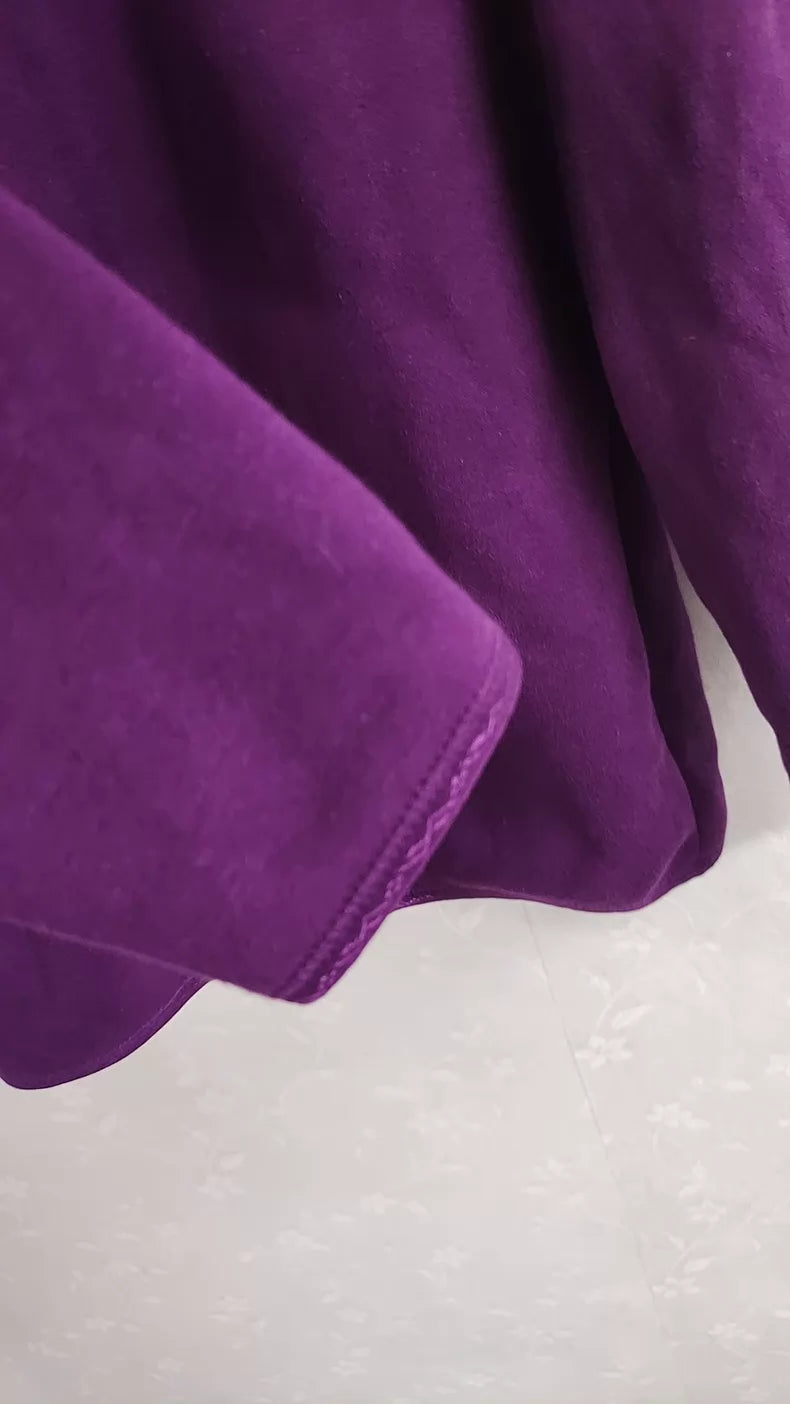 Violet softline knit top