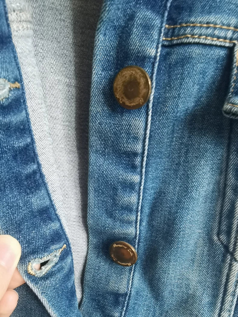 Massimo Dutti Blue Denim Jacket