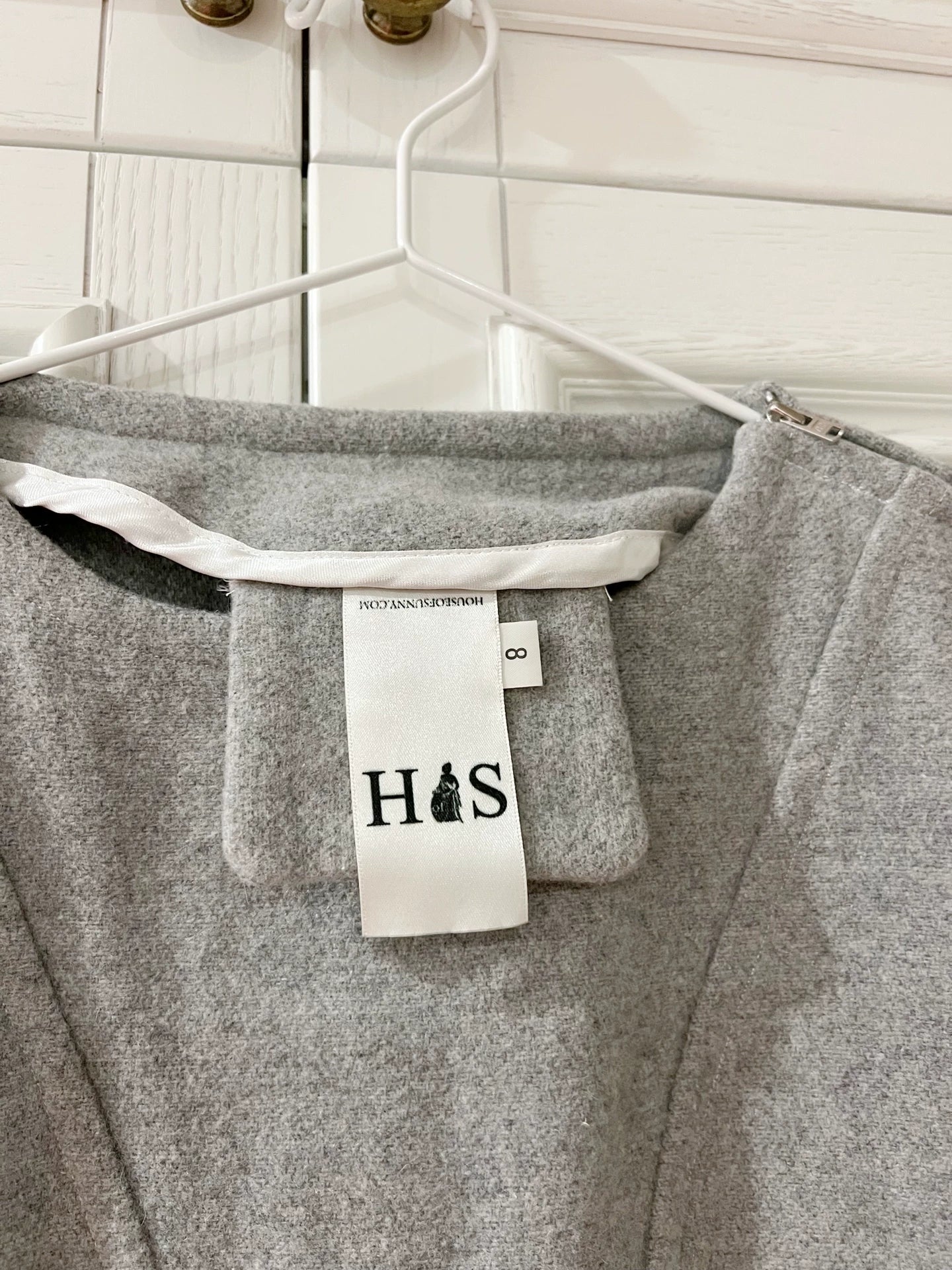 House of Sunny Grey Long-Sleeve Wool Top – photograph 3