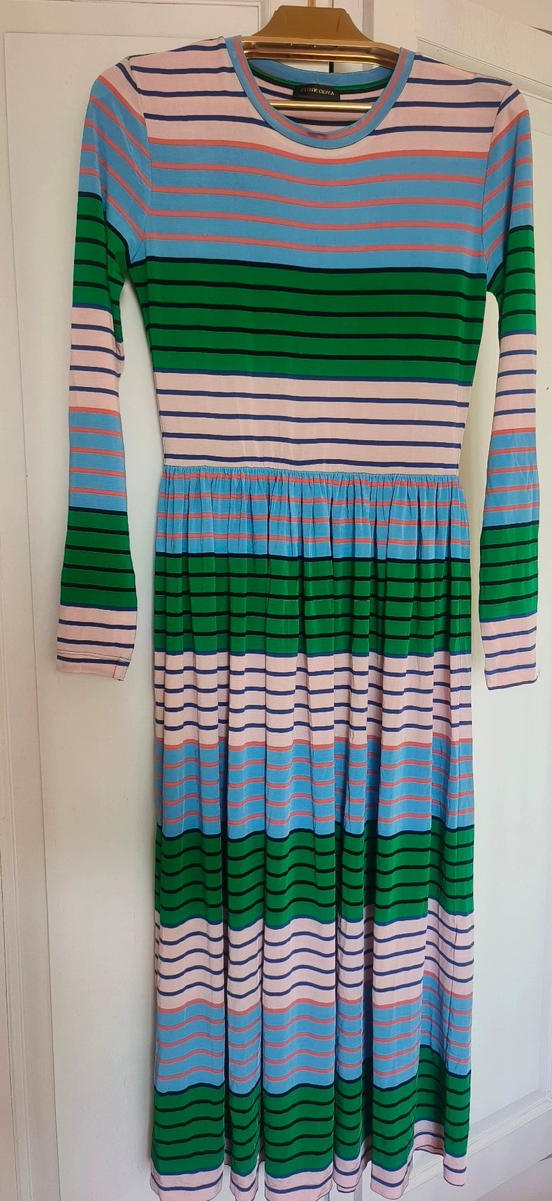 Stine Goya Rainbow Stripe Long Dress
