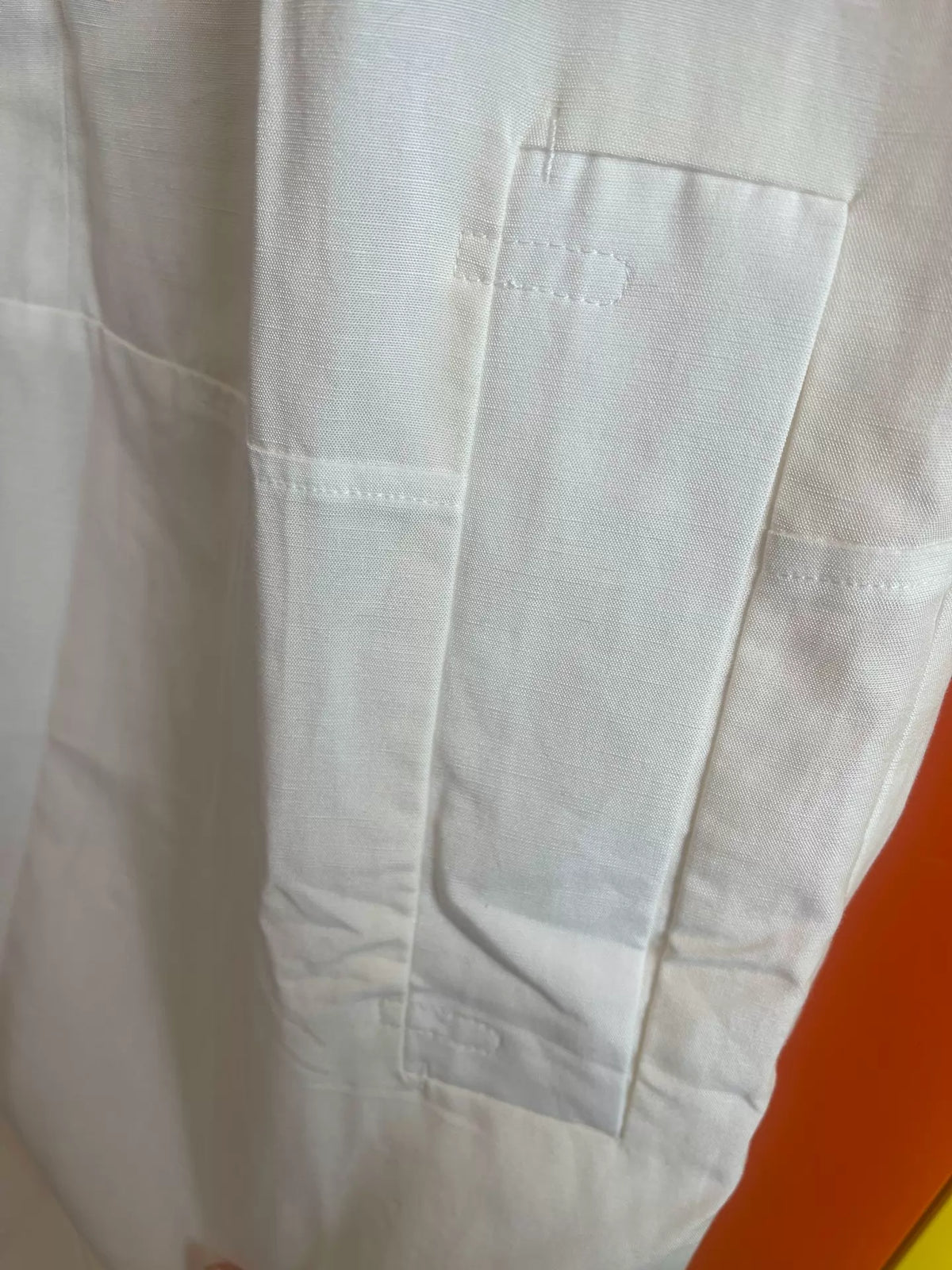 COS cream utility dress, pocket detail