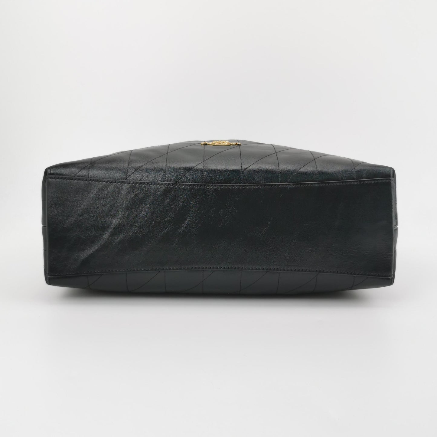 Coach Evelyn Quilted Leather Shoulder Bag — Black