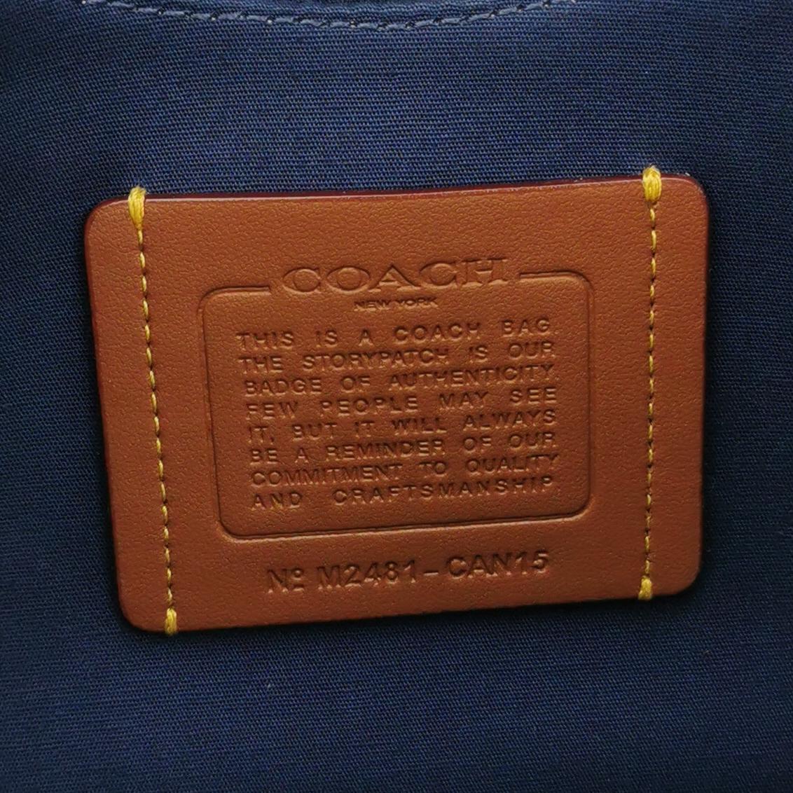 Coach Chain Tabby 26 Denim & Leather Shoulder Bag