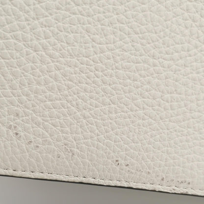 Coach Morgan Ivory Leather Shoulder Bag with Snake-Print Strap