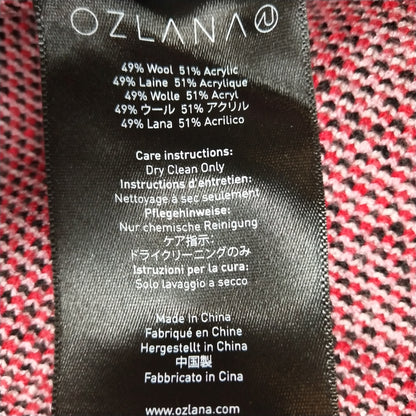 Ozlana scarlet graphic sweater — detail view 8