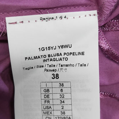 Pinko dusty plum cropped top — detail view 7
