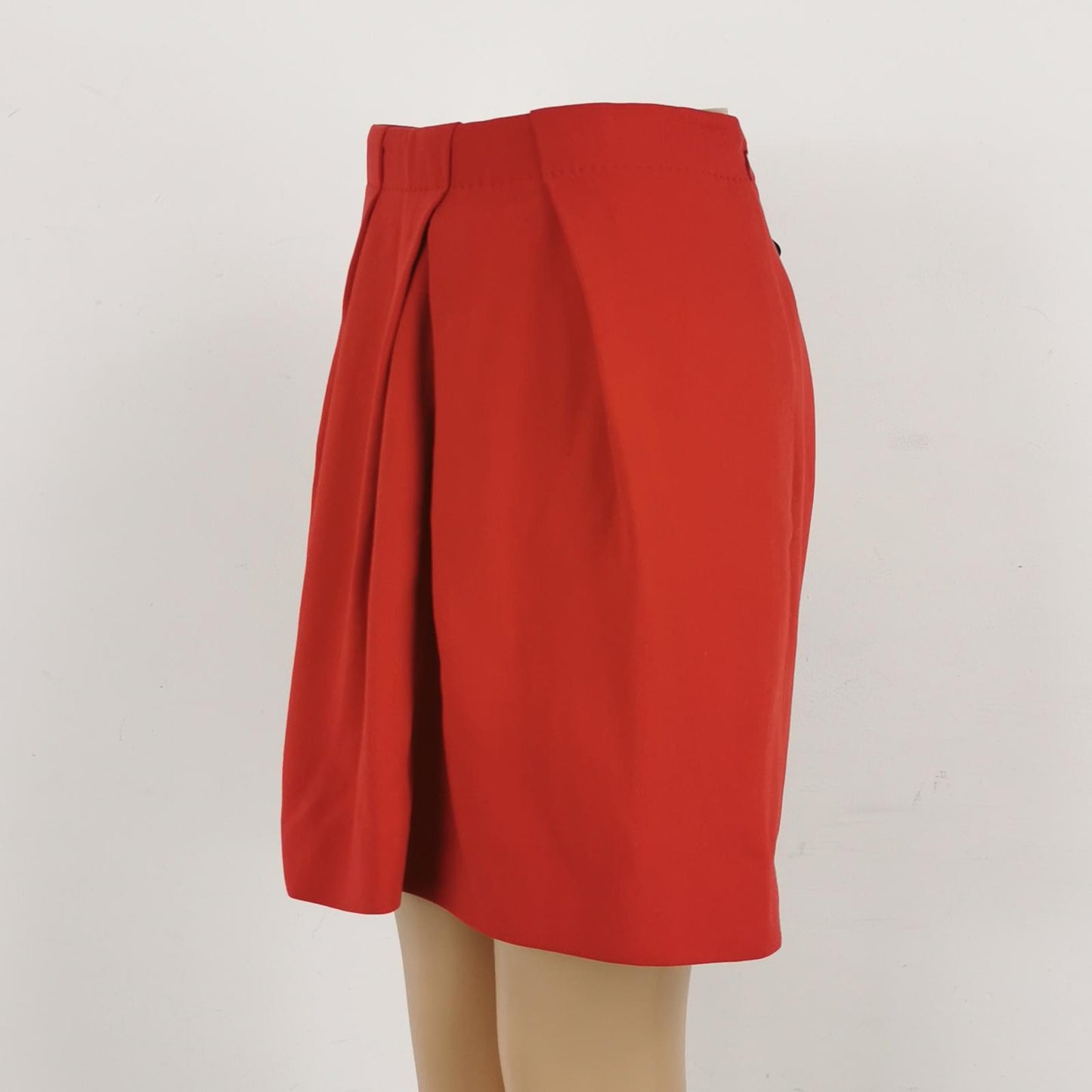 Moschino crimson pleated skirt — view 2