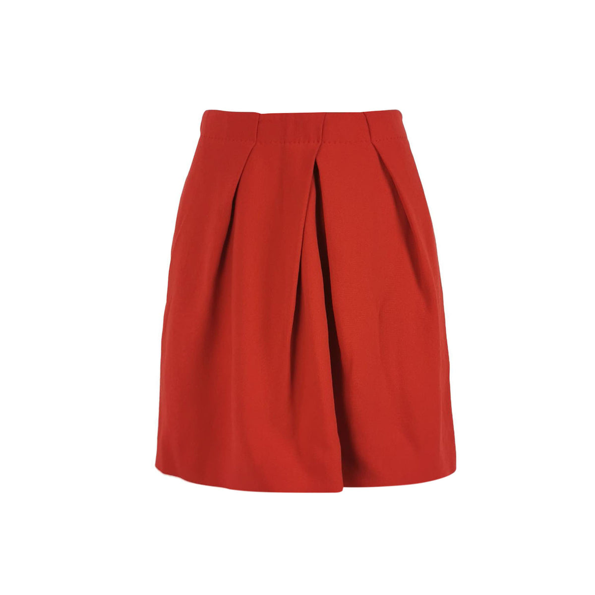 Moschino crimson pleated skirt — view 1