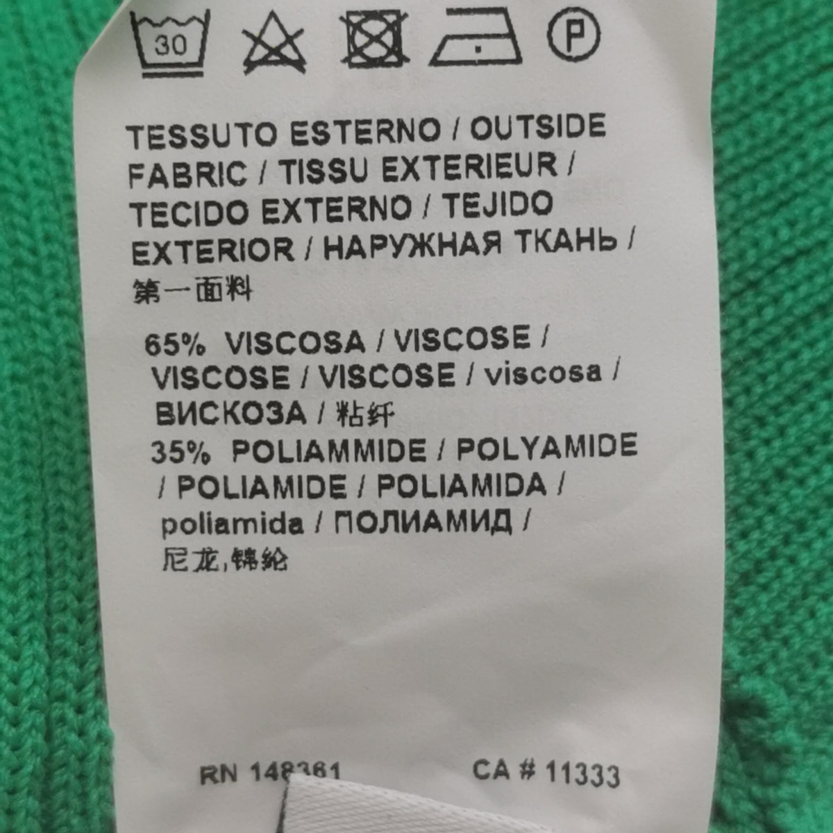 Pinko emerald cropped vest — detail view 7
