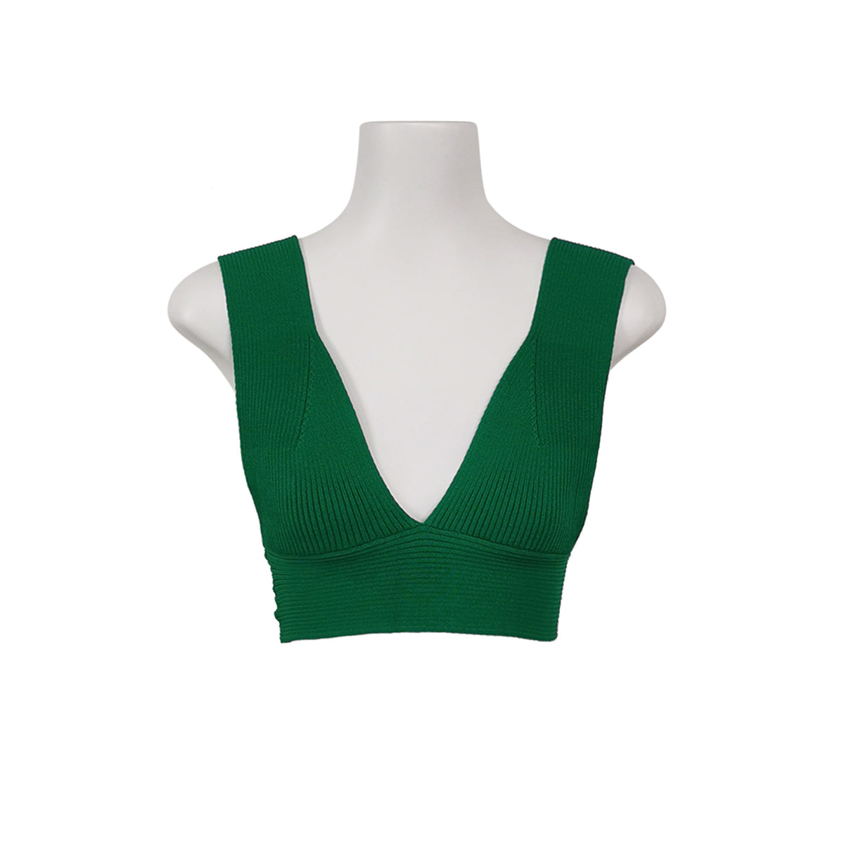 Pinko emerald cropped vest — view 1