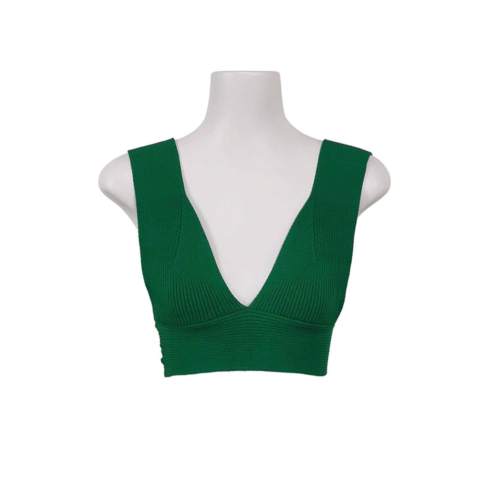 Pinko emerald cropped vest — view 1