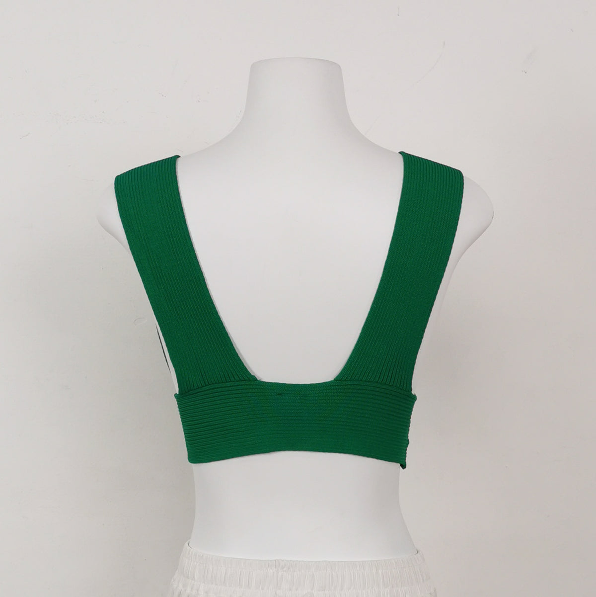 Pinko emerald cropped vest — view 2