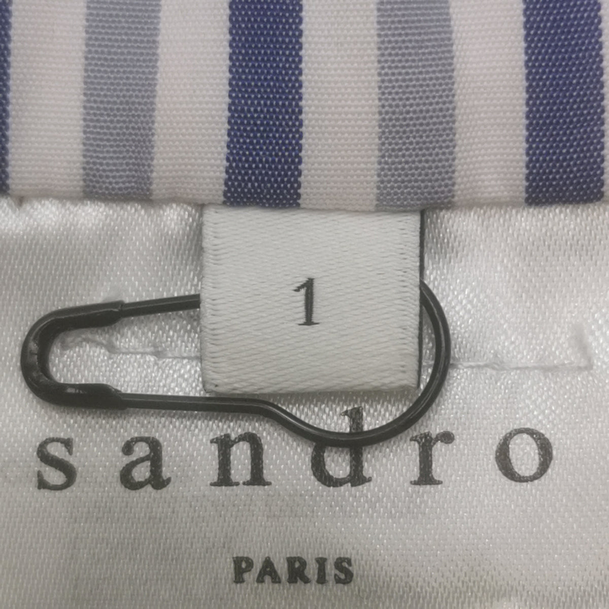 Sandro cocoa and ivory ruffle-trim skirt — detail view 4