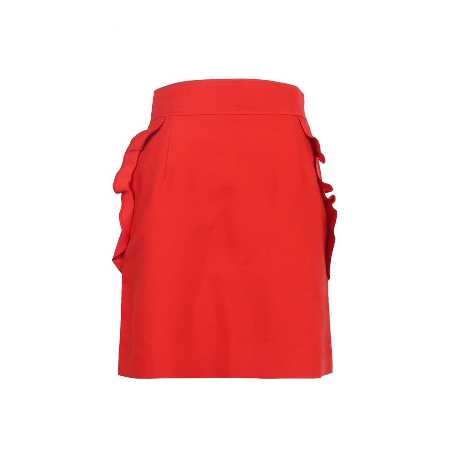 Sandro scarlet cotton mini skirt