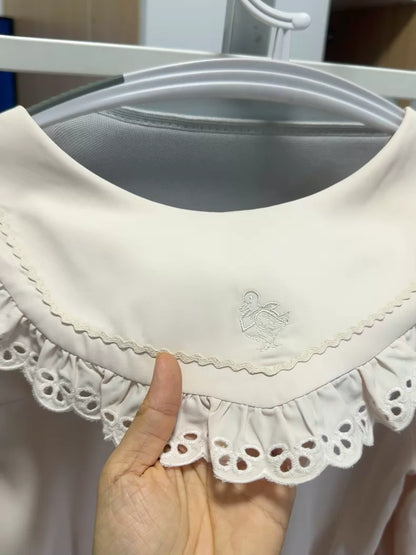 Ivory Embroidered Storybook Blouse