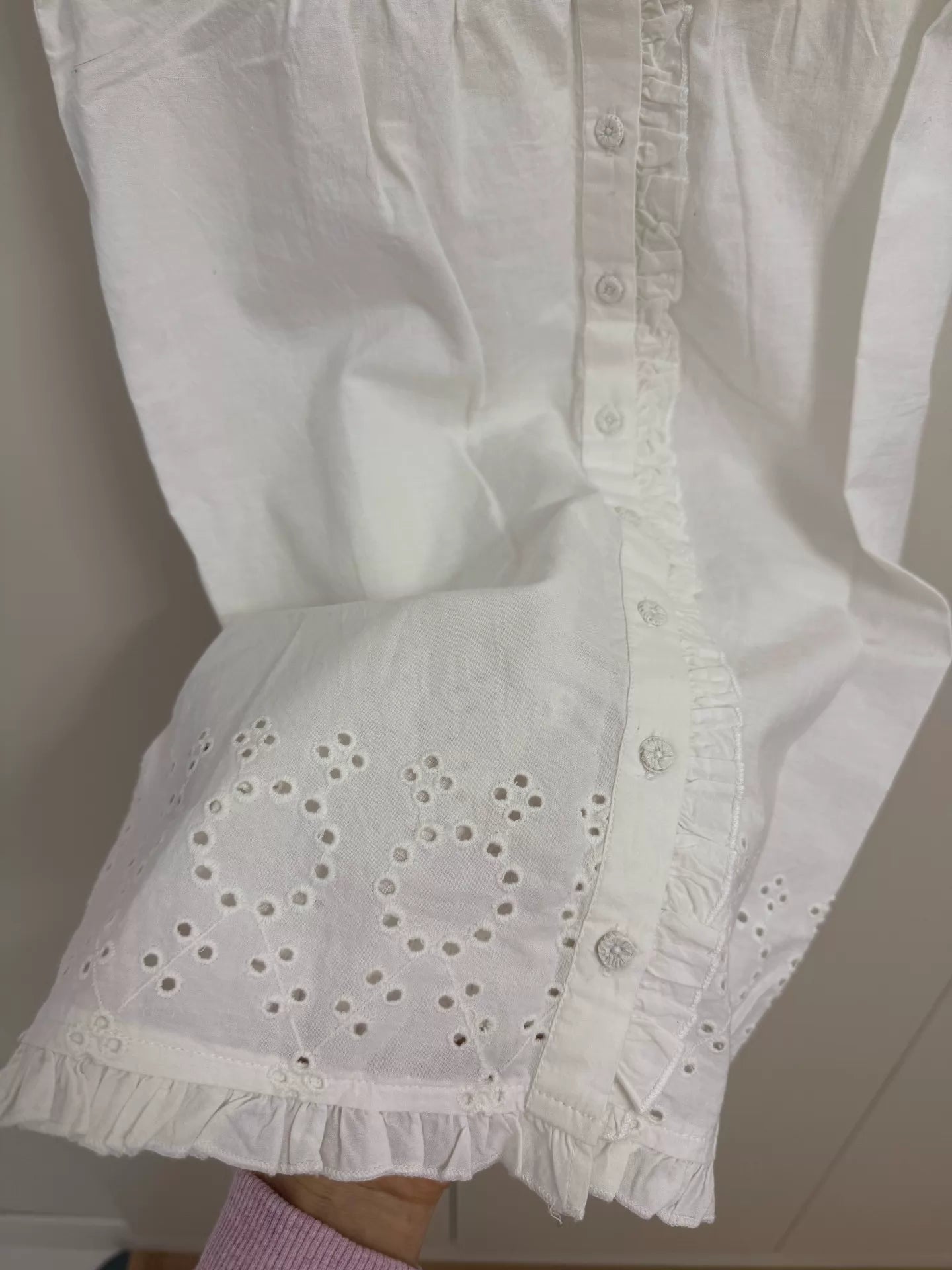 Rouje White Cotton Dress — product detail 6