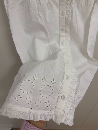 Rouje White Cotton Dress — product detail 6