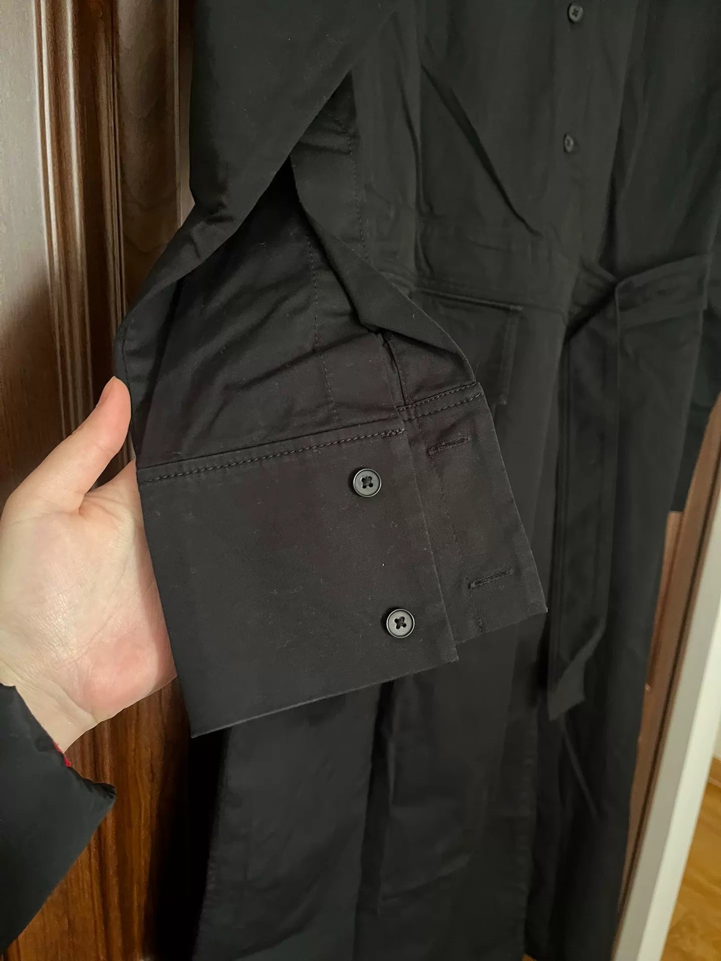 COS Dark Shirt Dress — product detail 6