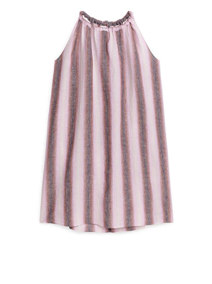 ARKET Linen Halter Mini Dress — product detail 8
