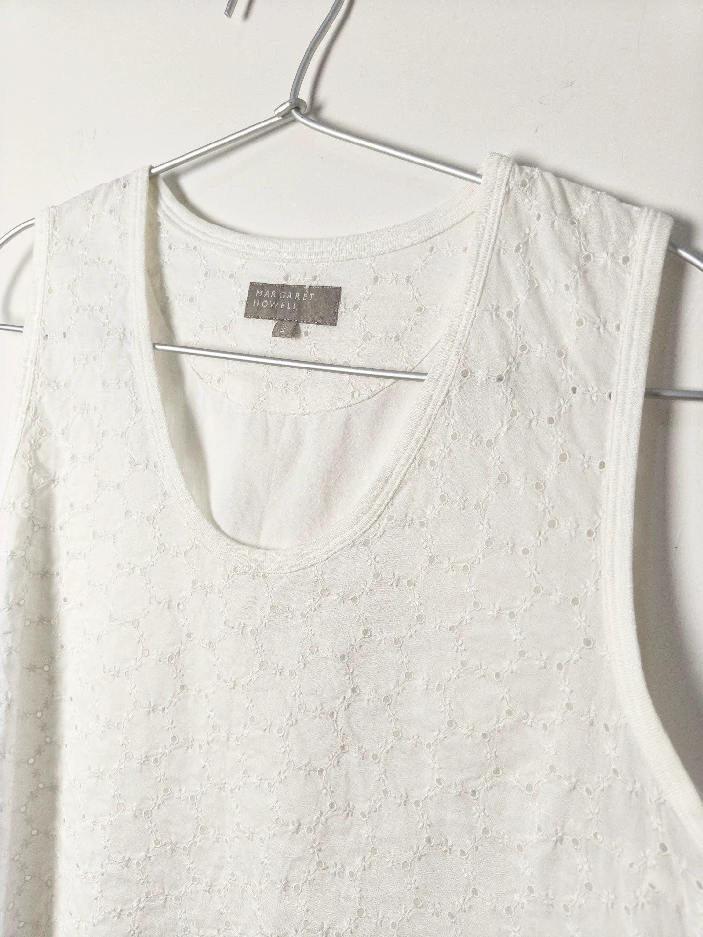 Margaret Howell Openwork Sleeveless Top — product detail 2