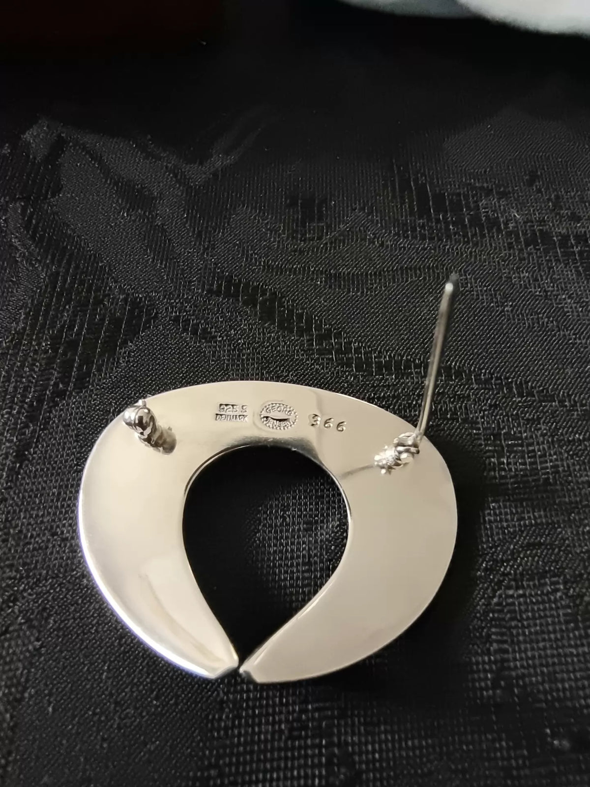 Georg Jensen No. 366 Silver Brooch – photograph 2