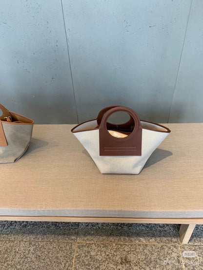 HEREU Cala Canvas and Leather Bag — product detail 3