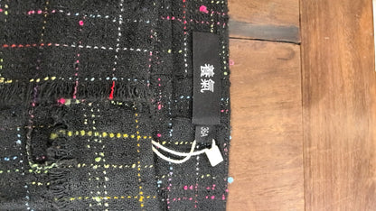 Yangqi charcoal dress detail