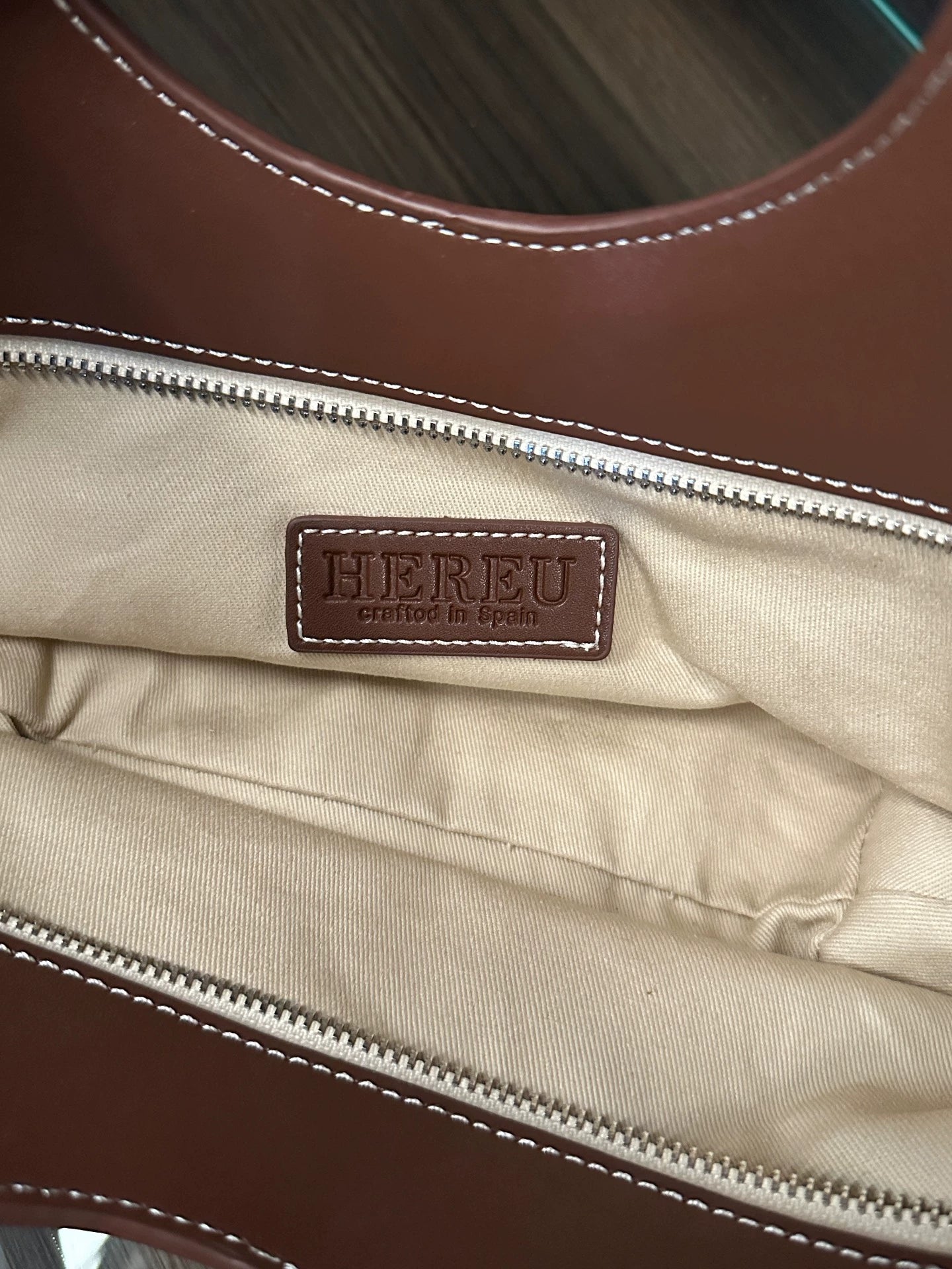 HEREU Cala Canvas and Leather Bag — product detail 6