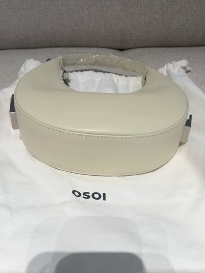 OSOI Cream Mini Crescent Leather Bag – photograph 1