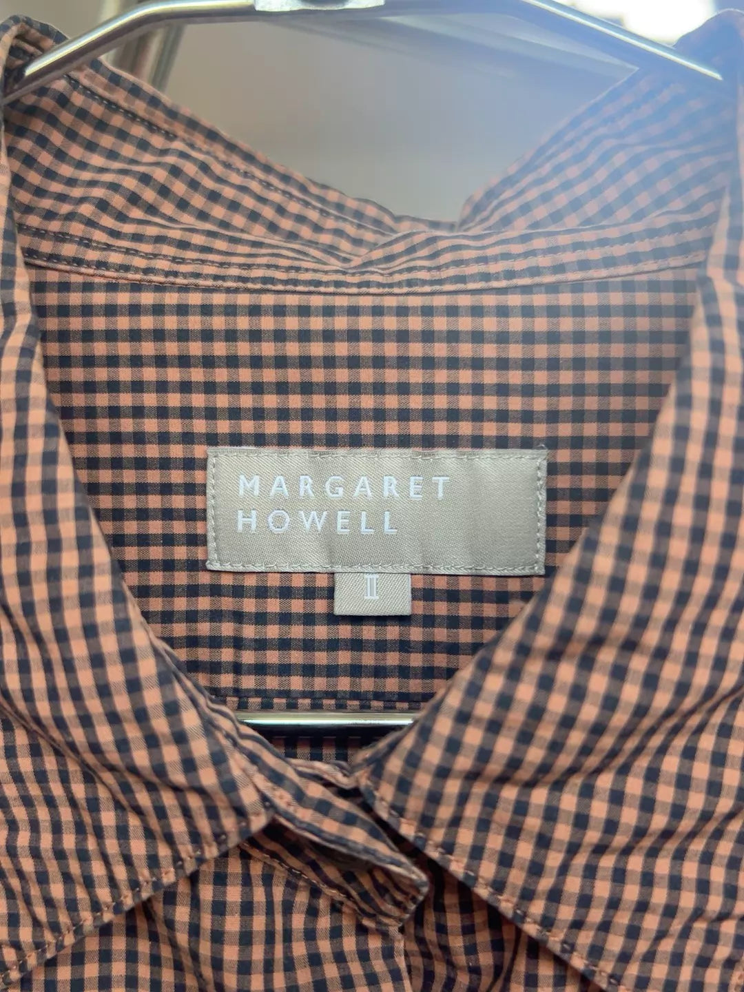 Margaret Howell Fine-Check Cotton Shirt — product detail 4