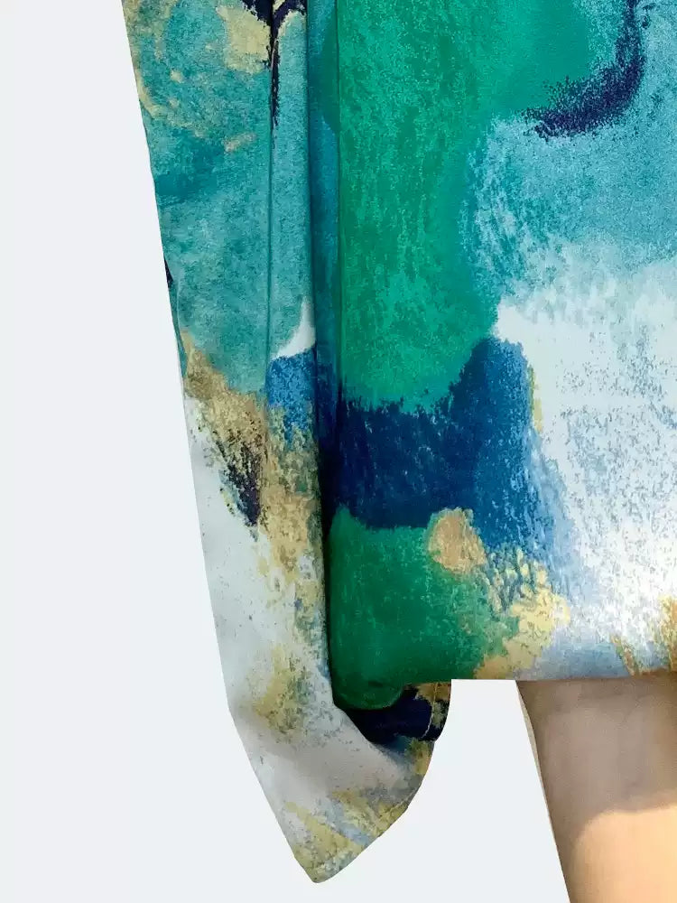 Yimengdu Ink-Wash Mulberry Silk-Blend Camisole Top — product detail 4