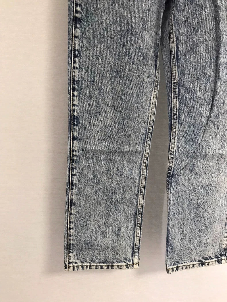 & Other Stories Acid-Wash Cropped Jeans