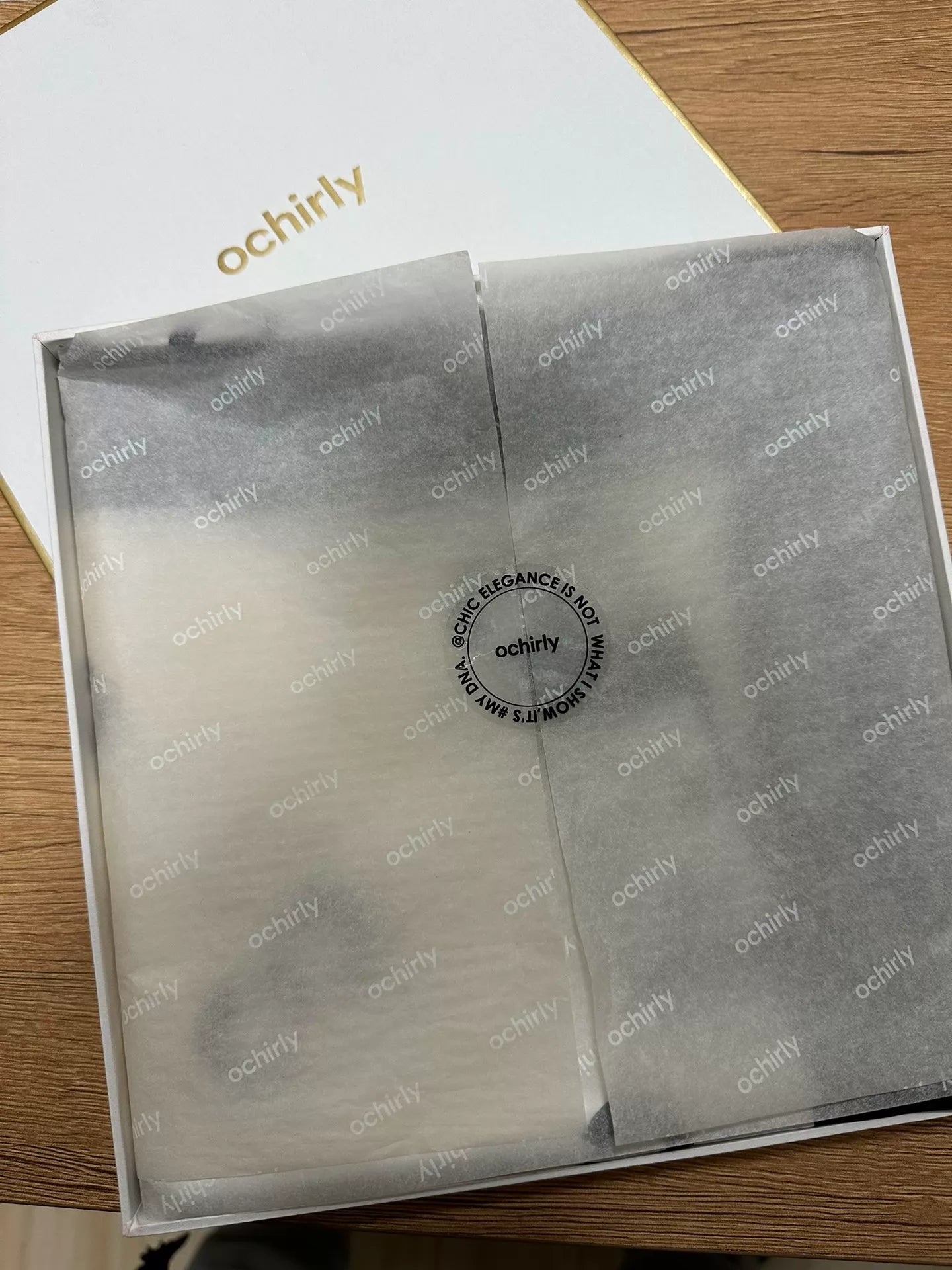 Ochirly Black and White Silk Scarf — product detail 3