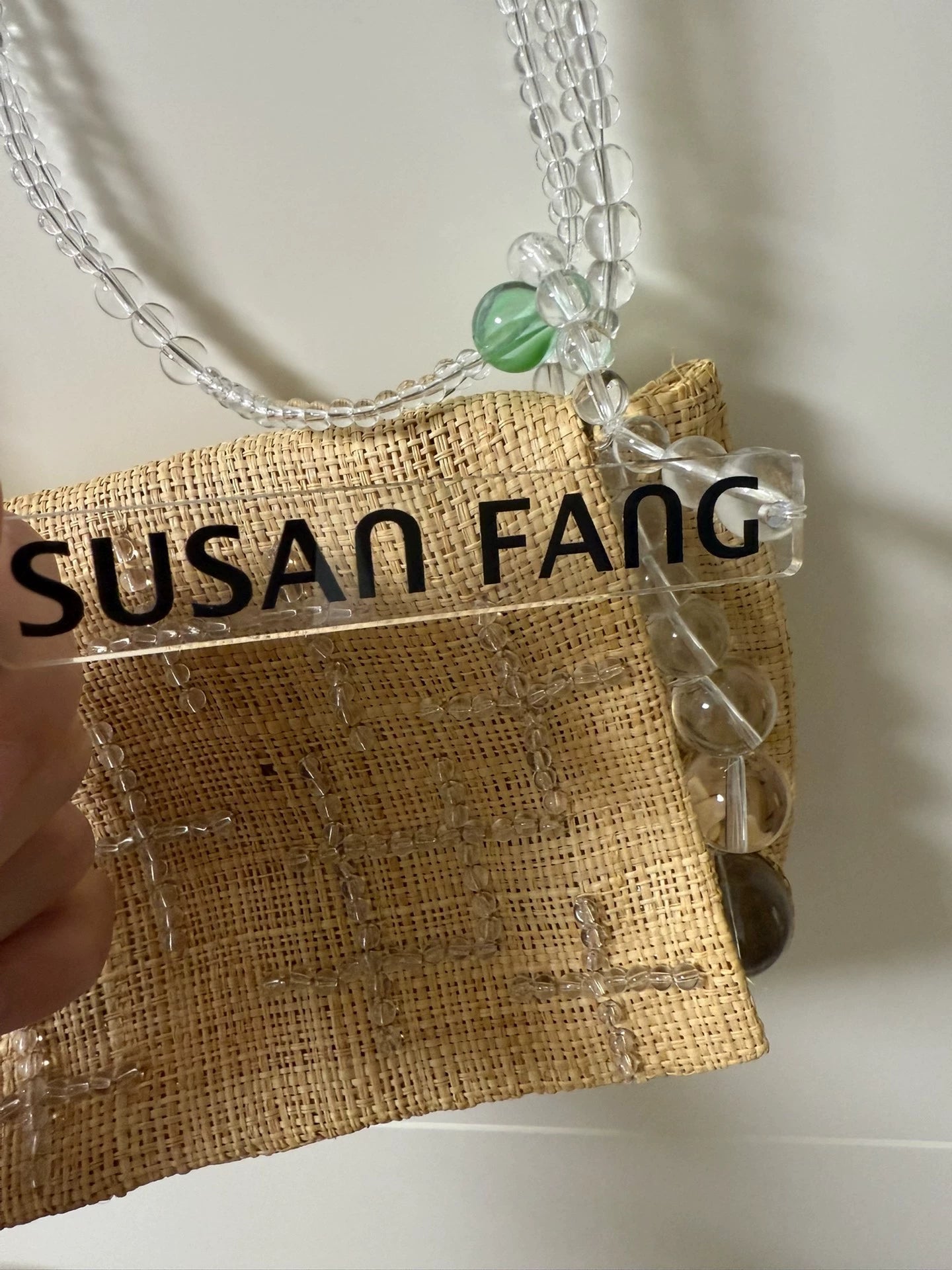 Susan Fang Crystal-Beaded Woven Crossbody Bag — original seller image 5