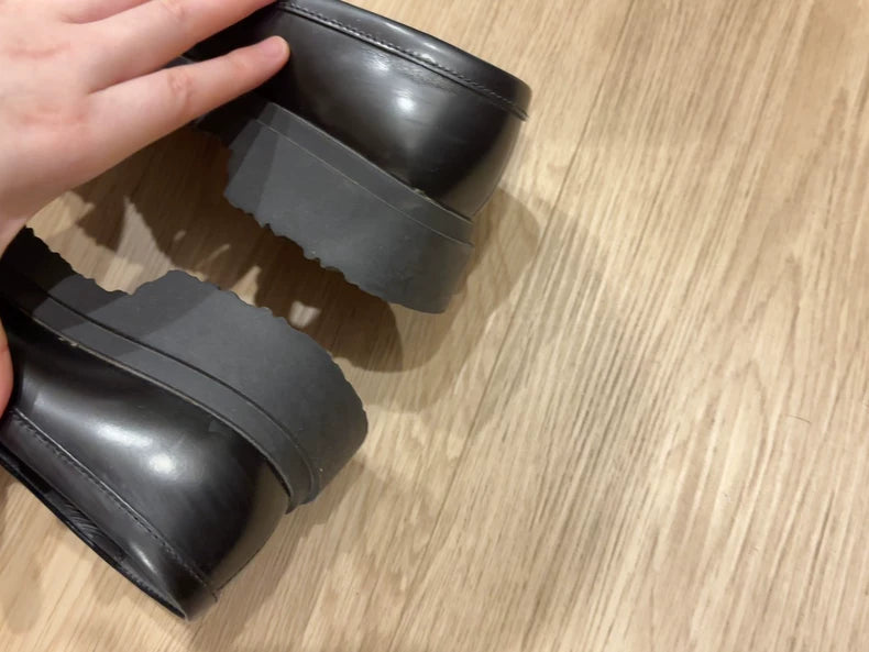 Camper Walden Black Chunky Loafers