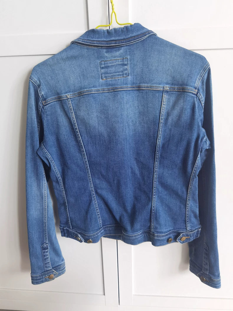 Massimo Dutti Blue Denim Jacket