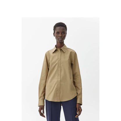 ARKET Dark Beige Cotton Shirt