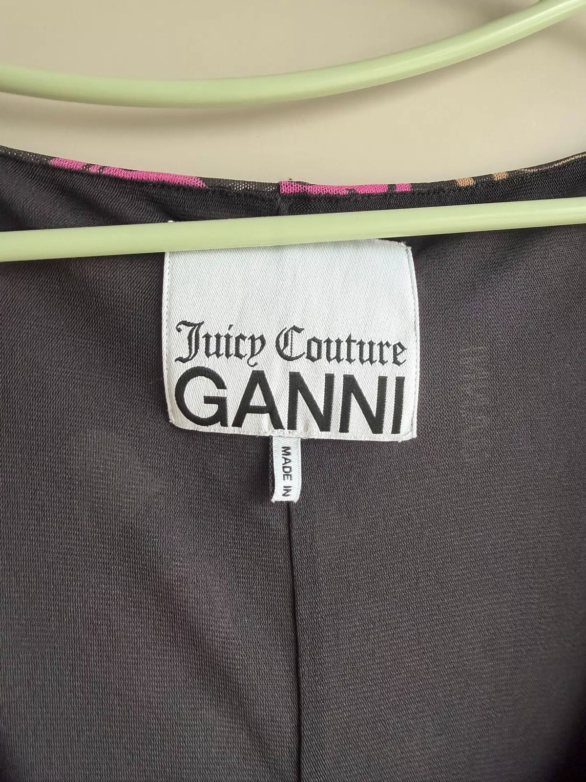 GANNI × Juicy Couture Black Printed Maxi Dress — product detail 4