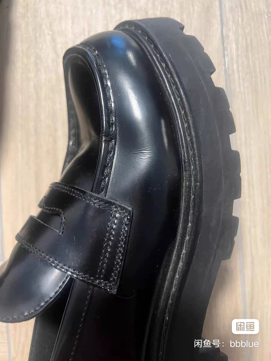Vagabond Cosmo 2.0 Black Platform Loafers — product detail 6