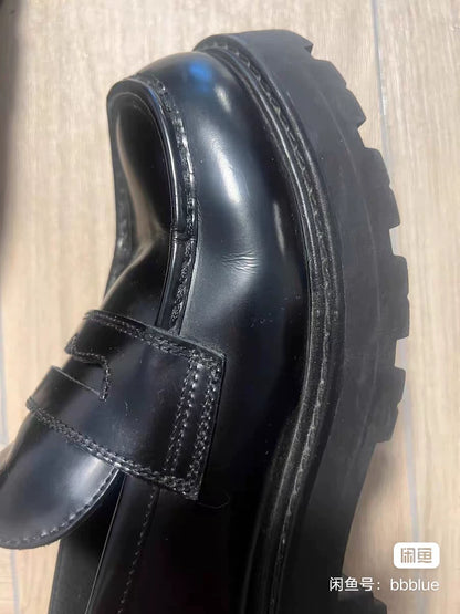 Vagabond Cosmo 2.0 Black Platform Loafers — product detail 6