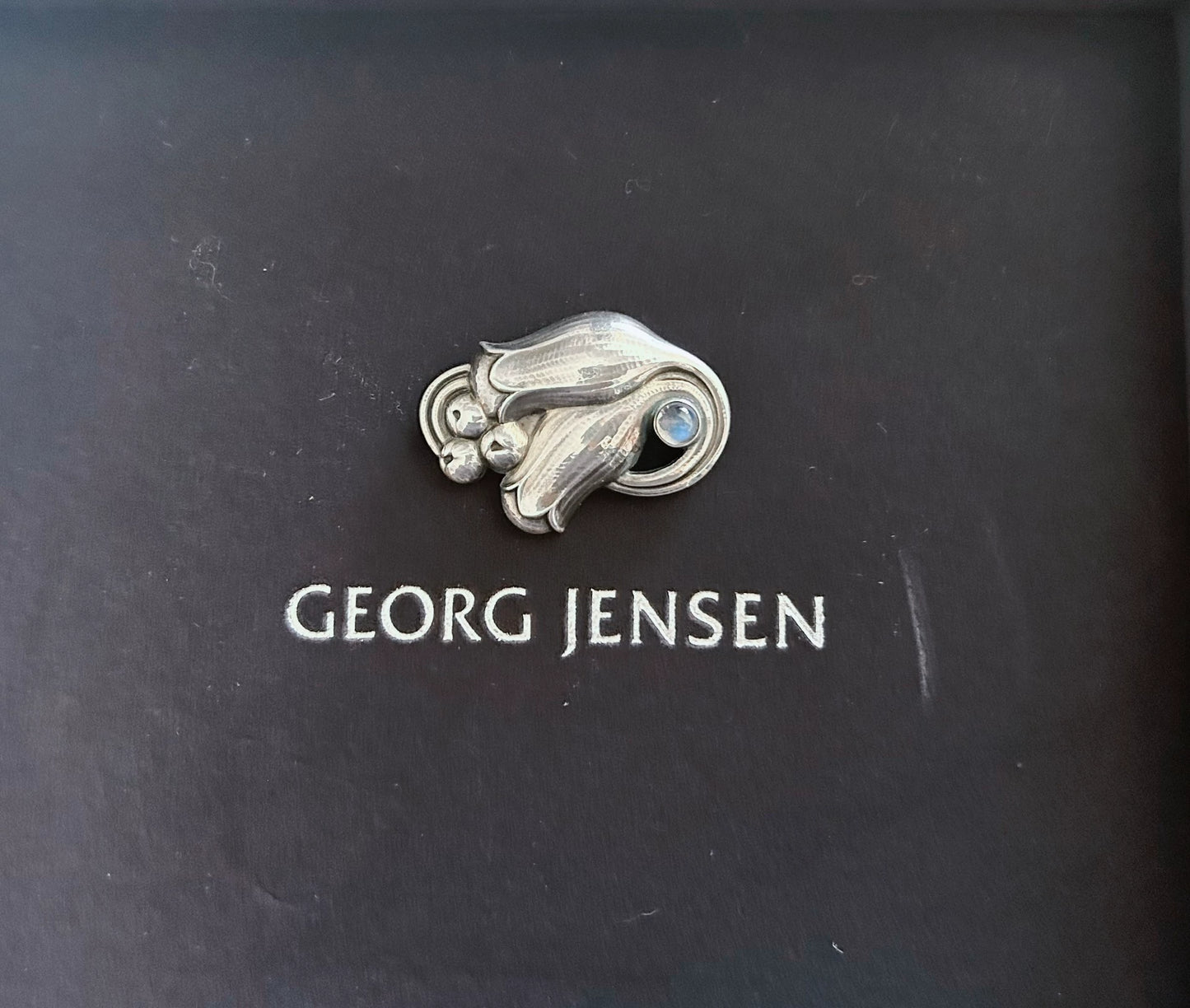 Georg Jensen No. 100B Moonstone Brooch – photograph 1