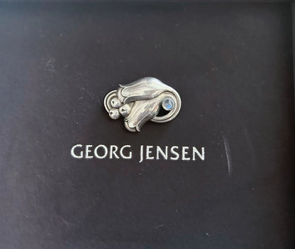 Georg Jensen No. 100B Moonstone Brooch – photograph 1