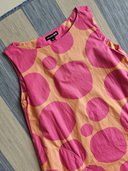 Uniqlo × Marimekko Pink-Orange Printed Dress — product detail 5