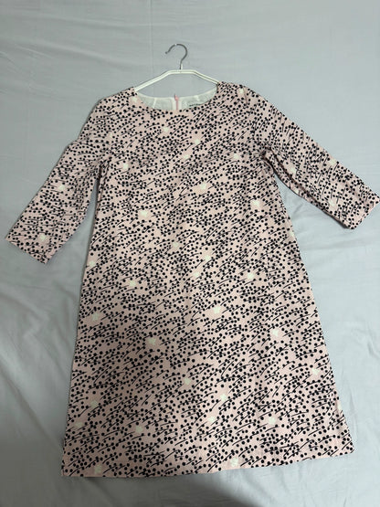 Marimekko Pink-and-Black Dot Dress – photograph 2